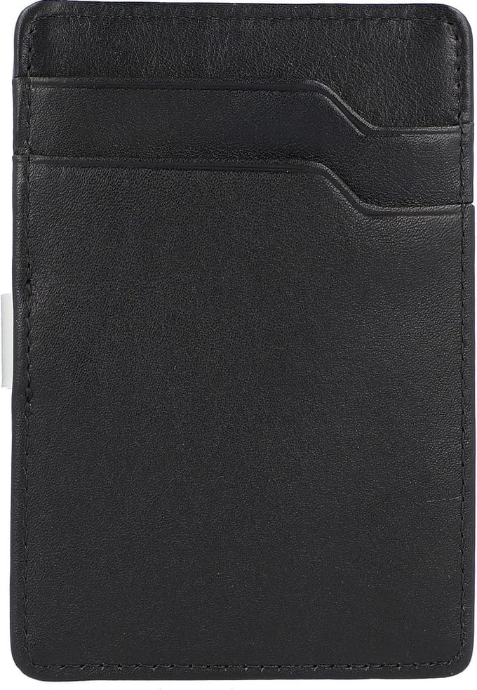 Picard Eurojet Creditcard etui Leer 7,5 cm - 3 Sleuven - schwarz
