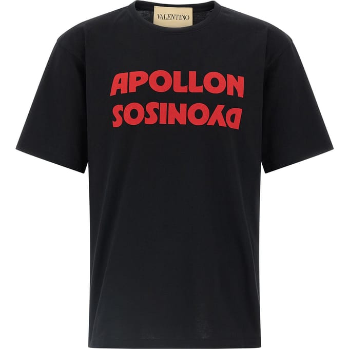 Valentino Garavani Zwarte Katoenen T-shirt