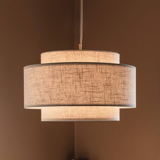 Globen Lighting hanglamp Noah Bouclé, Ø 50 cm, beige