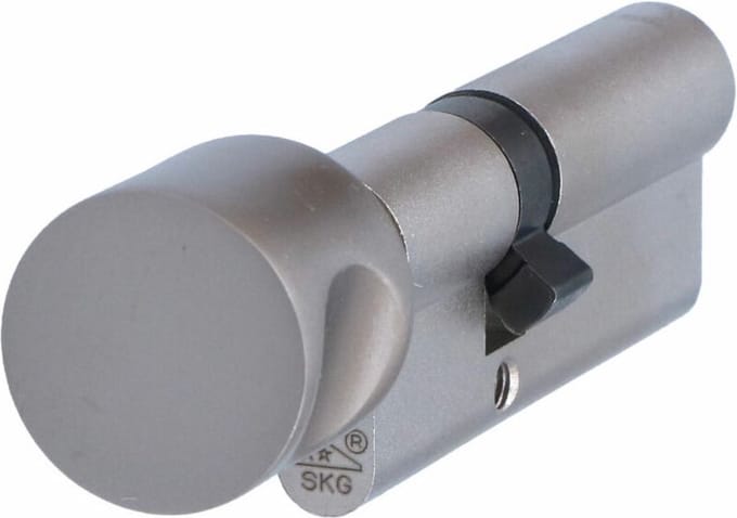 S2 veiligheidscilinder S6 K30/50 SKG 2, knopcilinder (verschillend sluitend)