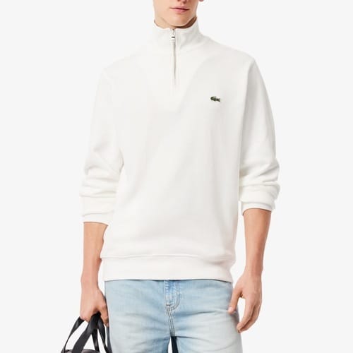 Lacoste Zip Stand-Up Collar Sweater Heren - Maat S