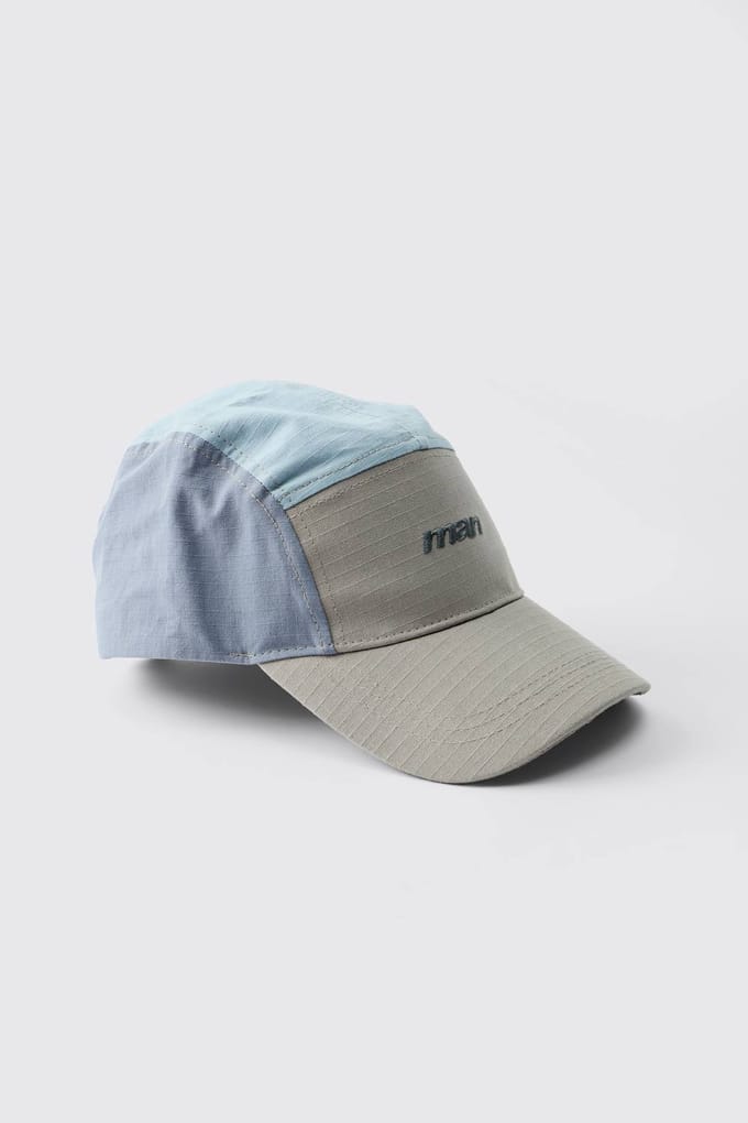 Men's Lichtgewicht Nylon Paneelpet | Grey