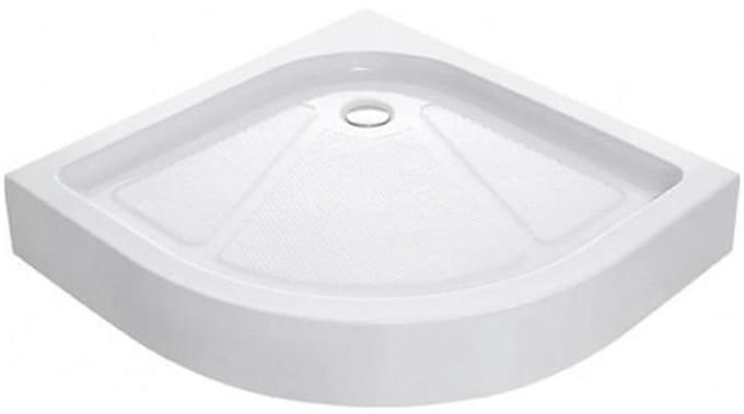FugaFlow Efficiente Vetro 2.0 Douchebak - 100x100x15cm - kwartrond - wit