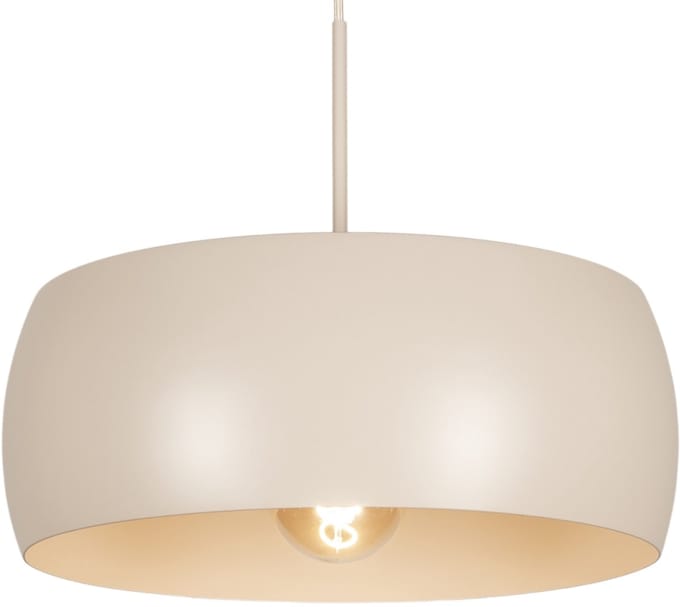 Lumidora Hanglamp 75781 - ZWEEDS - E27 - Beige - Zand - Metaal - ⌀ 45 cm