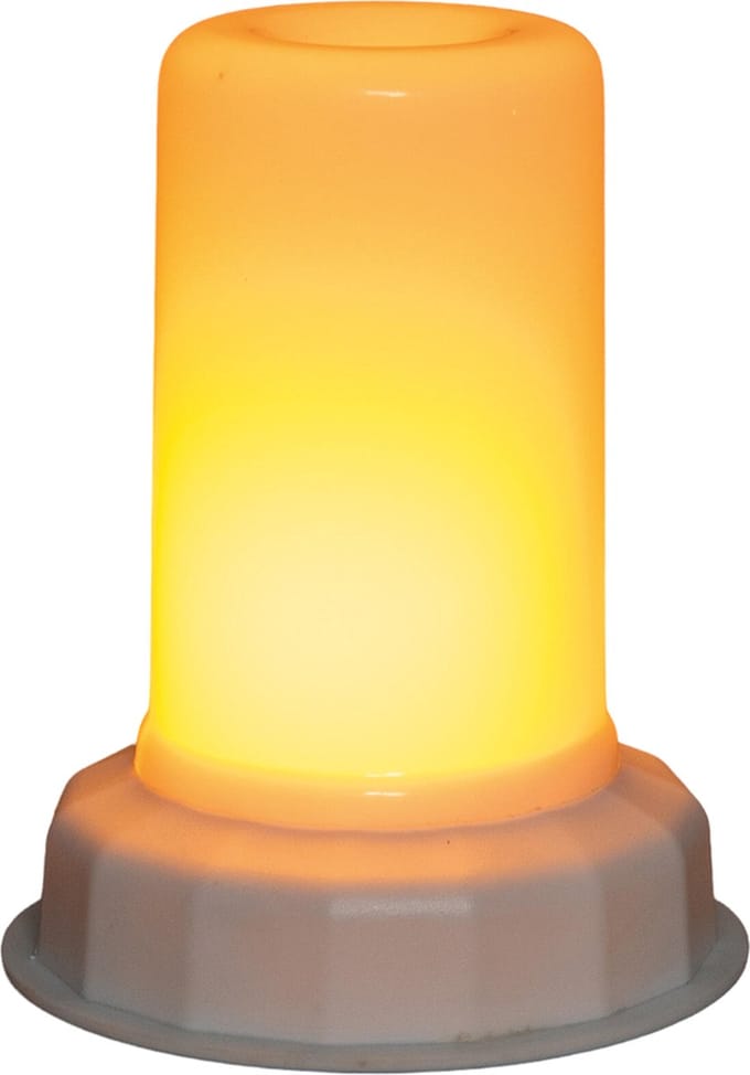 Vlamverlichting led op batterij met timer 9.5x7.5 cm wit Anna's Col...