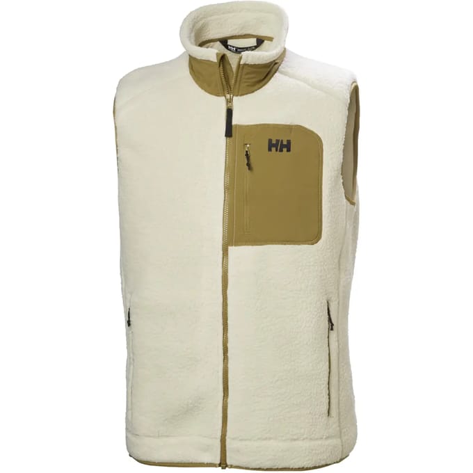 Helly Hansen Panorama Pile Block, fleecevest, heren, beige