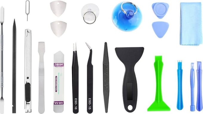 Let op type!! JIAFA JF-8102 21 in 1 Phone Repair Tool Set