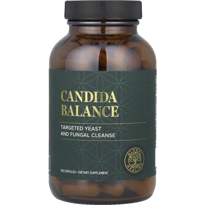 Global Healing, Candida Balance, 120 capsules