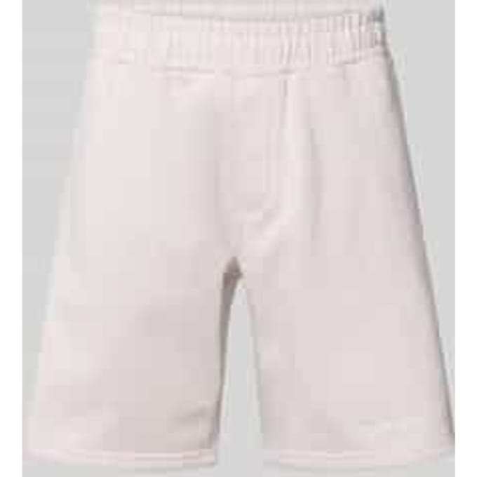 regular fit sweatshorts met gestikt logo