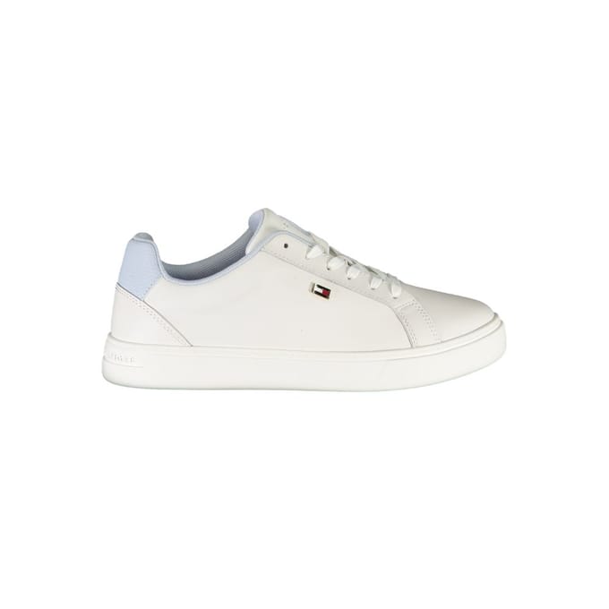 Polyester Vetersneaker Met Contrasterende Details