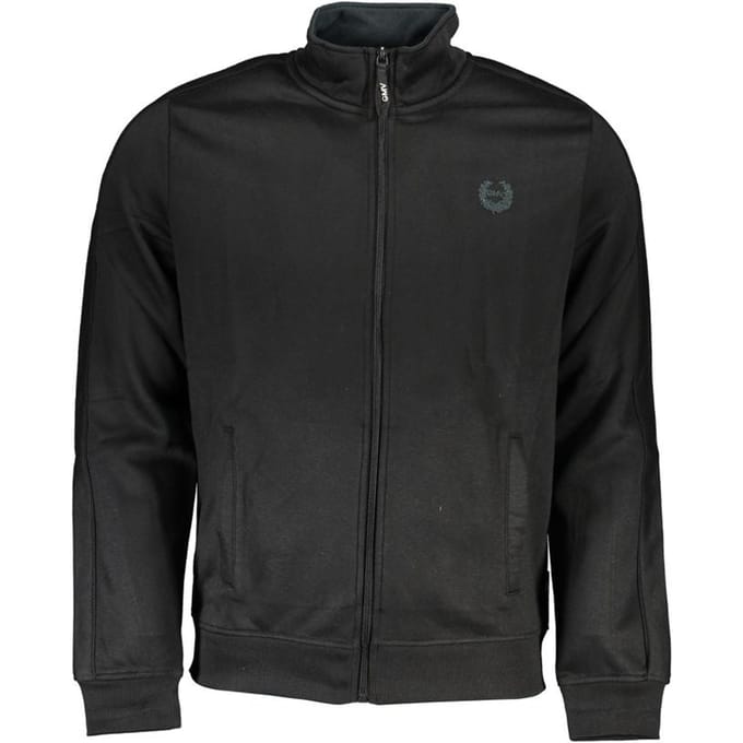 Gianmarco Venturi Zwarte Polyester Heren Sweatshirt