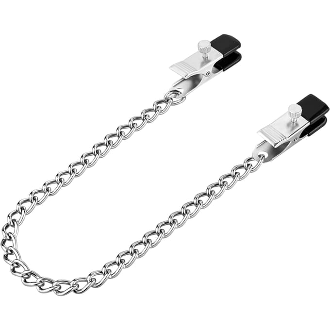 Rimba - Verstelbare Tepelklemmen Met Ketting - Large