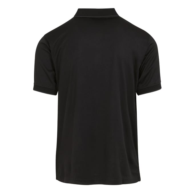 Regatta Heren Navigate Poloshirt met Korte Mouwen (Zwart/Seal Grijs)