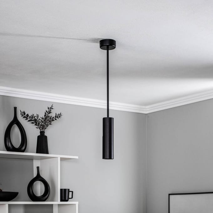 Nowodvorski Lighting Plafondspot Eye Super, hoogte 58 cm, zwart