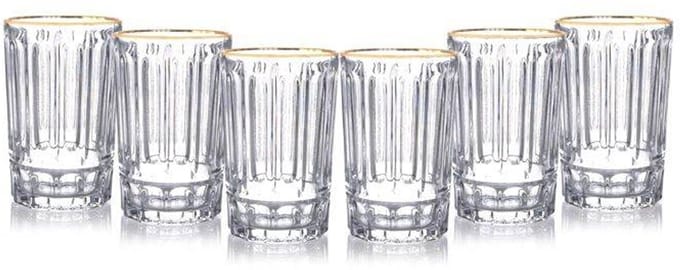 BRICARD MALAGA WATERGLAZENSET | GOUD 6-DELIG