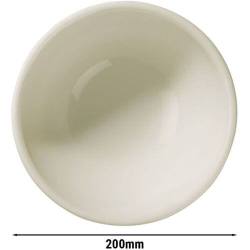 GGM Gastro (24 Stück) TEOS - Schale/ Suppenteller - Ø 200mm - Creme Crème