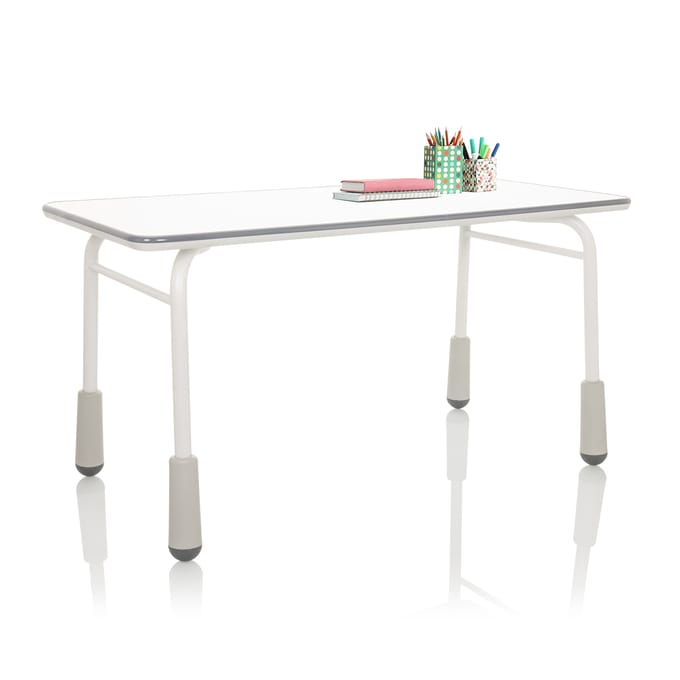Kinderbureau KID GRO T 120x60 cm in hoogte verstelbaar lichtgrijs hjh OFFICE