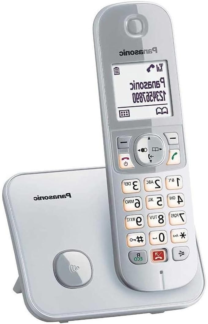 Draadloze Telefoon - DECT Basisunit - Thuis Bellen - Oproep Blokkeren - 1.8 Inch Scherm - Zilver