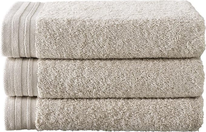 De Witte Lietaer Handdoek Imagine Birch - 50 x 100 cm - 3 stuks - Beige - Katoen