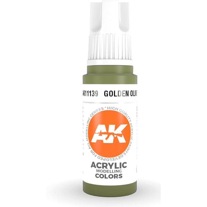 Golden Olive Acrylic Modelling Color - 17ml - AK-11139