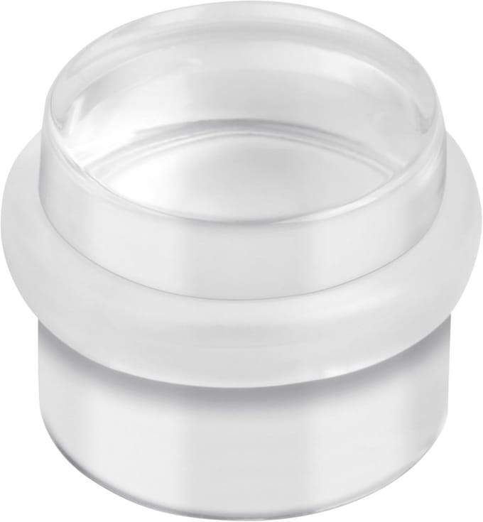 Deurstopper - Deurbuffer Muurbuffer - Schade Voorkomen - Zelfklevend Zonder Boren - Diameter 32 mm - Transparant