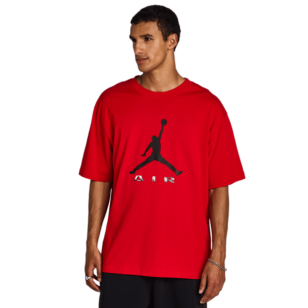 Jordan Brooklyn T-shirts Heren - Rood - Maat L - Katoen Jersey