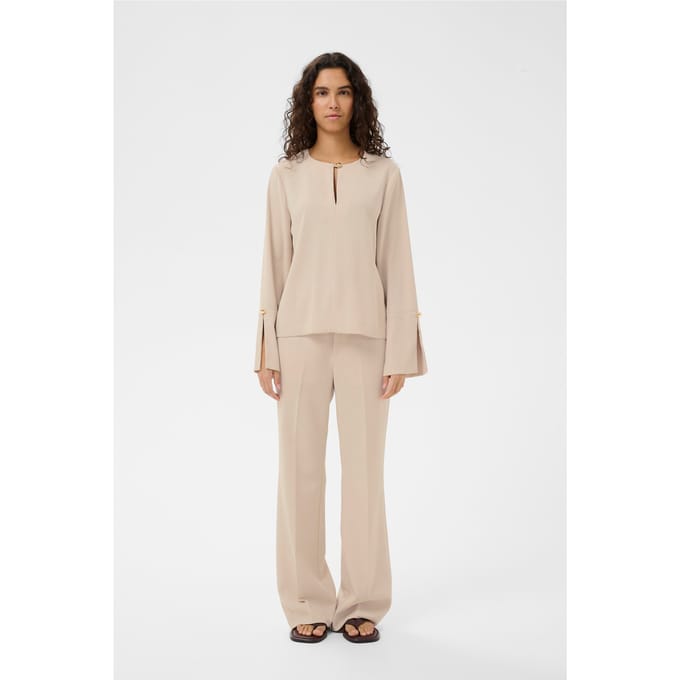 INWEAR Celiahiw Blouse Dames - Jurken - Ecru - Maat 38