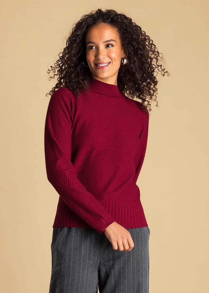 IVY BEAU Amira - Dark Red - maat 46