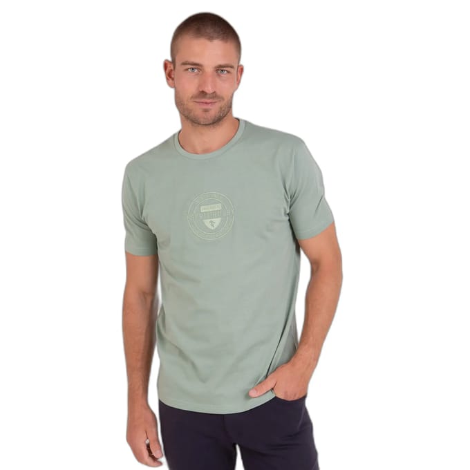 T-shirt met ton-sur-ton bedrukking Camberabero
