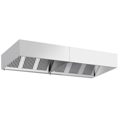 GGM Gastro Kastenhaube - 3400mm - mit Filter & Lampe Zilver