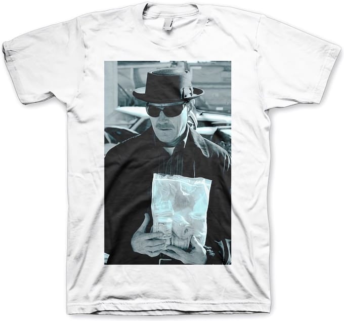 Breaking Bad Heren Tshirt -M- Heisenberg Money Bag Wit