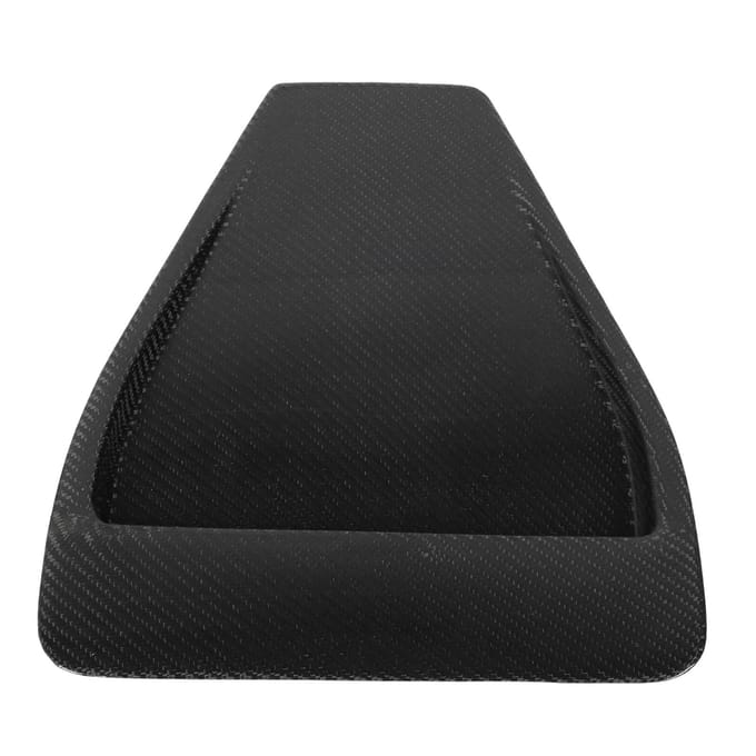 Motorkap Luchthapper Ventilatieafdekking Glanzend Zwart Koolstofvezel Vervanging voor Mitsubishi Lancer Evolution X EVO black