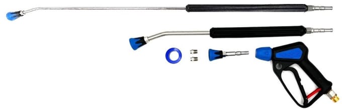 CRIJNS - PRO - Hogedrukset - Pistool & Roestvrijstaal Lans - 500mm + 1200mm