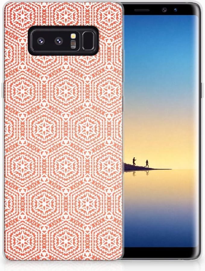 Samsung Galaxy Note 8 TPU bumper Pattern Orange