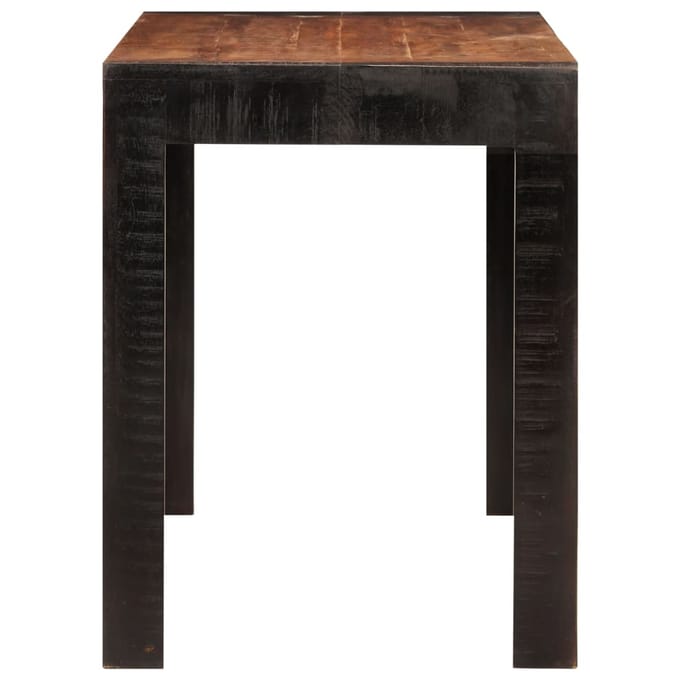 vidaXL - Eettafel - 120x60x76 - cm - massief - mangohout - honingbruin