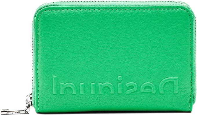 Desigual Portemonnee Half Logo 23 Marisa Small Wallet Green Groene