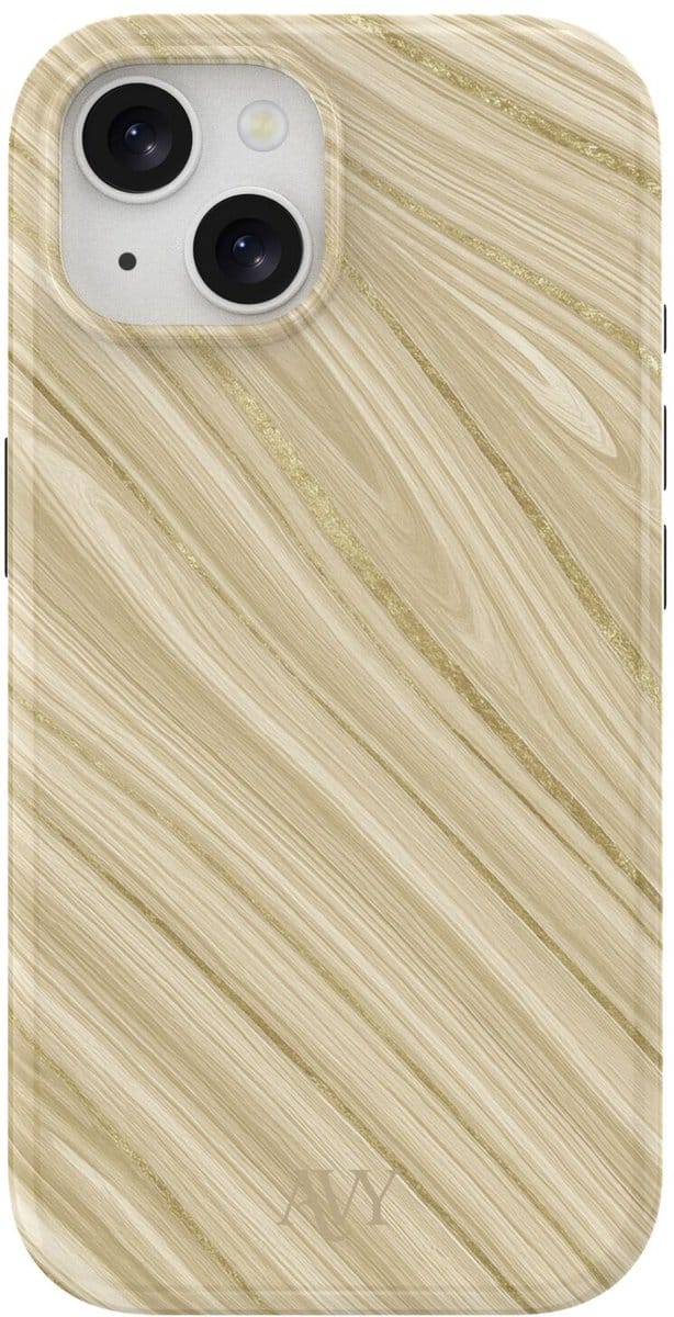 AVY Hard Shell Back Cover | geschikt voor Apple iPhone 14 / 13 | Aurum Gold | Compatibel met MagSafe & Qi2