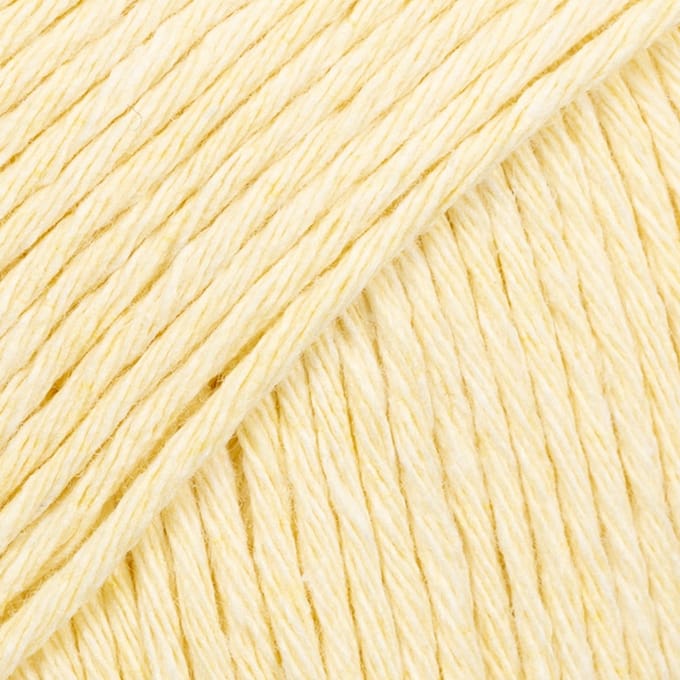 DROPS Cotton Light Uni Colour - 42 vanillegeel - Katoen/Polyester Garen