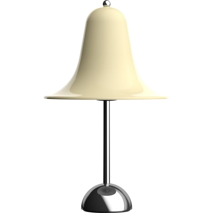 Verpan tafellamp Pantop, crèmewit, hoogte 23 cm, metaal