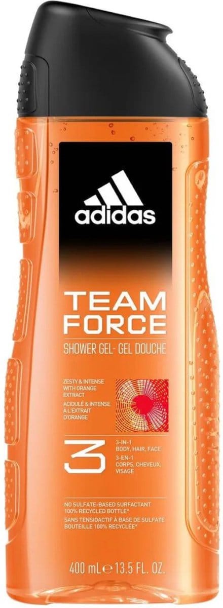 Adidas team force shower gel douchegel 400 ml