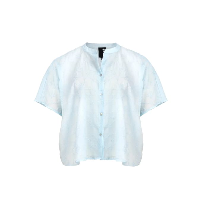 Volledige geborduurde blouse vrouw Mat Fashion