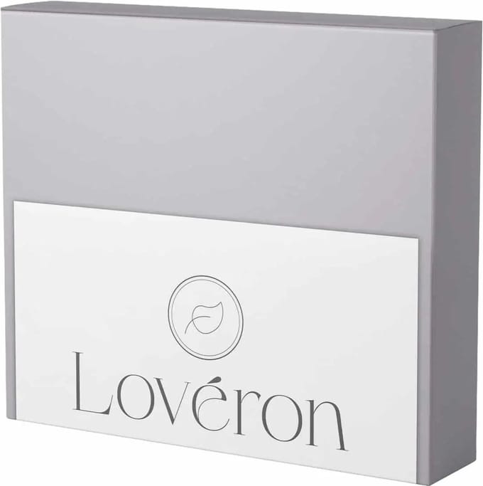 Lovéron kussensloop - Katoen - 2 stuks - 40x60 cm - Grijs