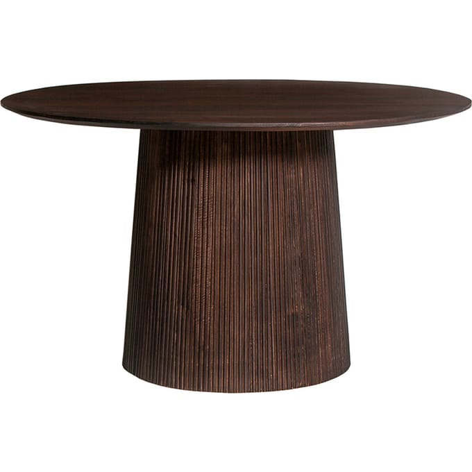 Stozy Eettafel Ø 130 cm Ryker Donker Bruin