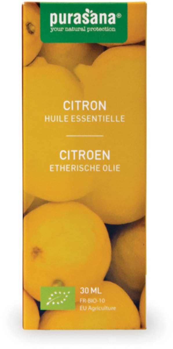 Purasana Citroen Olie/Huile Citron Bio (30 ml)