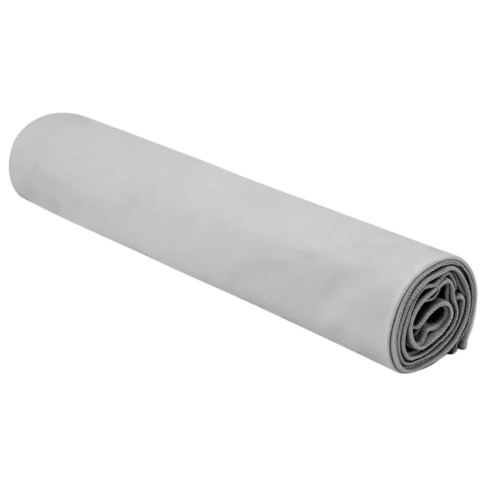 vidaXL - Sporthanddoeken - 2 - st - Grijs - 140 - x - 70 - cm - Polyester - en - polyamide