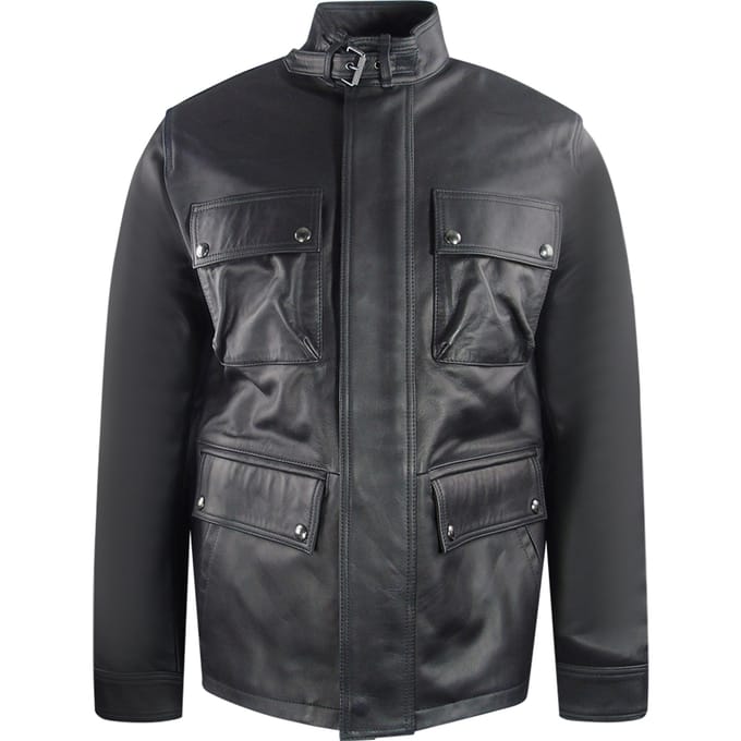 Belstaff zwart Grant leren jack