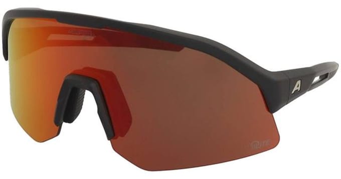 Zonnebril Alpina Sonic HR M Q-Lite Black Matt/Red Mirror