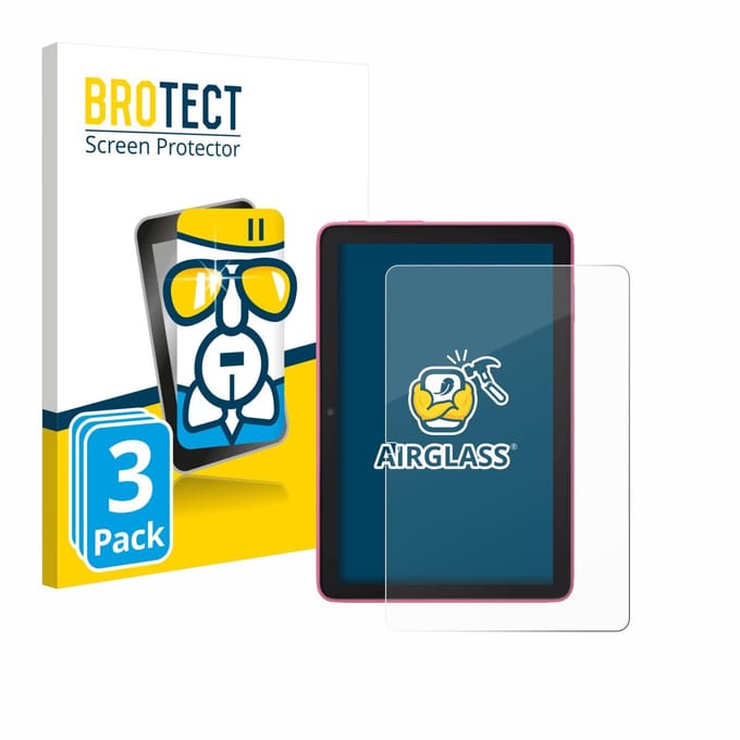 Screenprotector 3 Stuks voor Amazon Fire HD 8 2024 Beschermglas transparant
