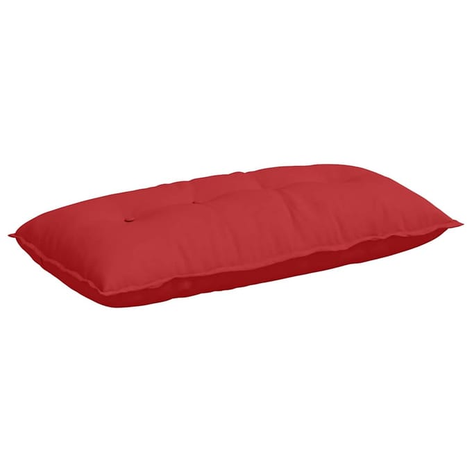 vidaXL - Rugkussen - Rood - 200 - x - 19 - x - 50 - cm - Stof