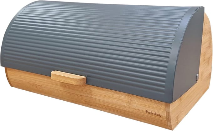 Bamboe Broodtrommel met Schuifdeksel - Scandinavisch Design, Ruimtebesparend en Ventilerend
